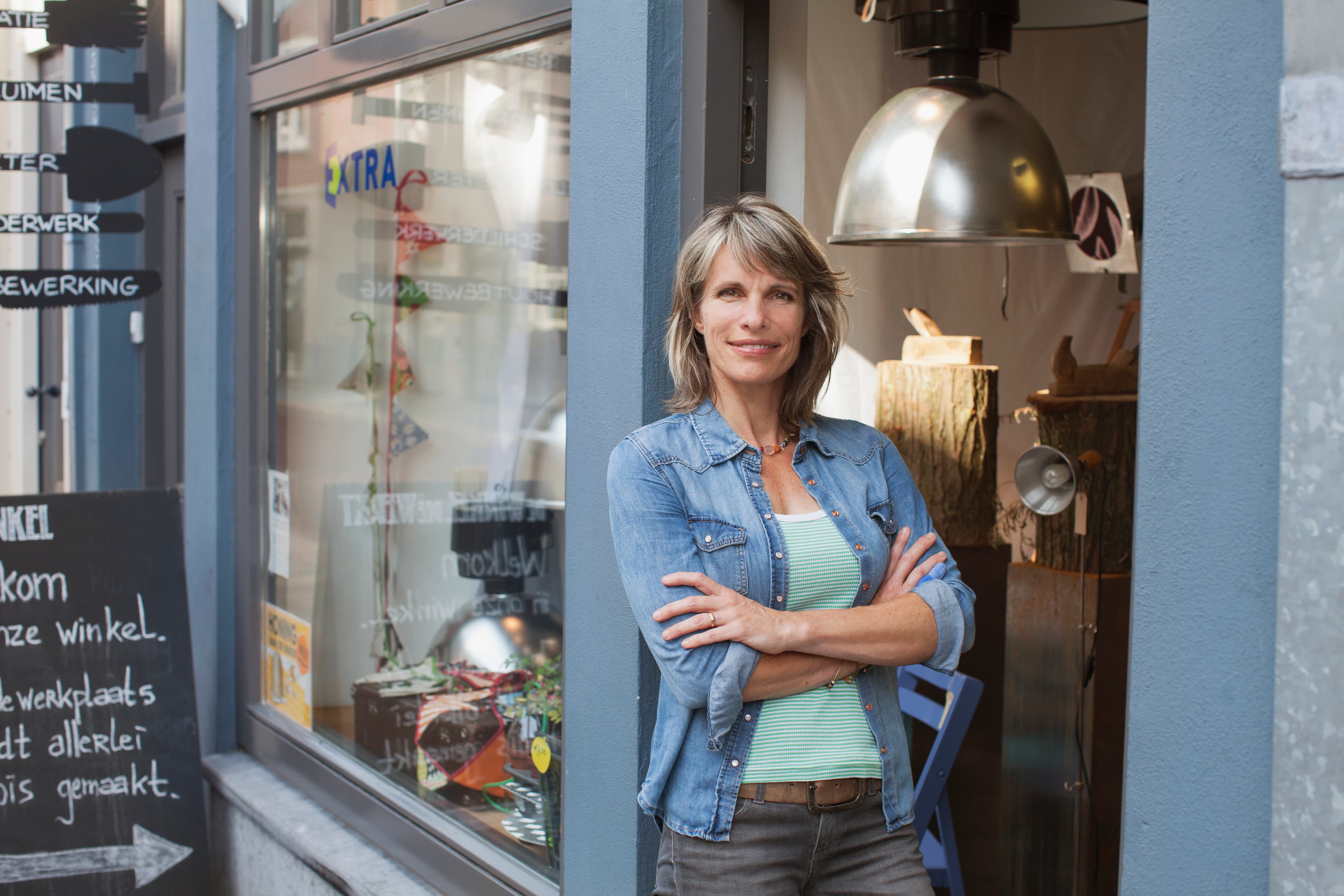 Small business owner navigating economic challenges